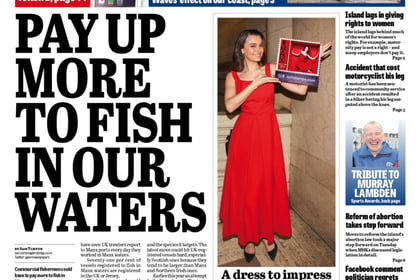 In this week's Manx Independent: Trawlers could have to pay more to fish in our waters