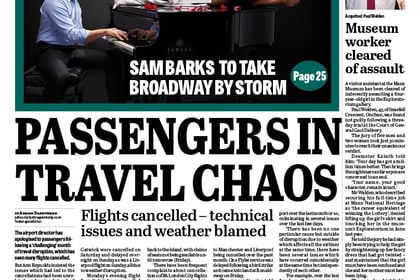 In the Manx Independent: Air passengers face travel chaos