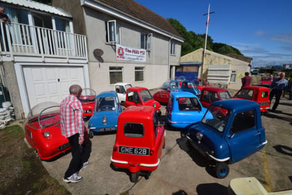 Where you can see the famous Peel P50 cars around the Isle of Man 