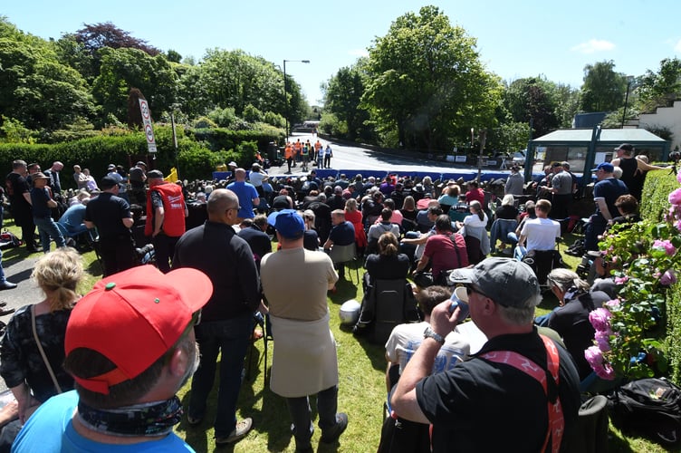 The 2022 Superbike TT race - atmosphere at Union Mills