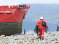 Stranded ship’s first officer left post to go to loo