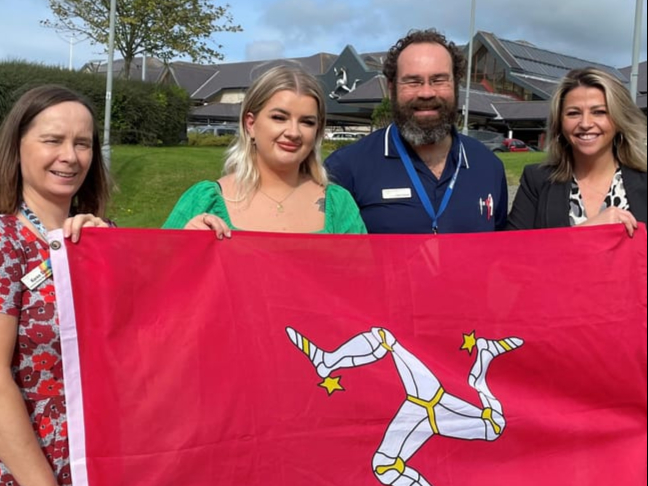 (L-R) Karen Smith (Practice Development Officer), Emily Tate (Practice Development Nurse), David Neilan (Senior Practice Development Nurse) and Katie Sharpe (Practice Development Nurse)