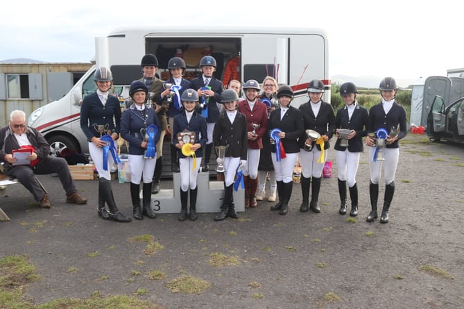 Kennaa Riding Club, winners of the second round of Manx Horse Council ...