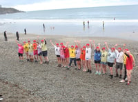 Hundreds brave New Year's Day dips