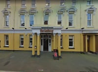 Railway bar closing for refurbishment