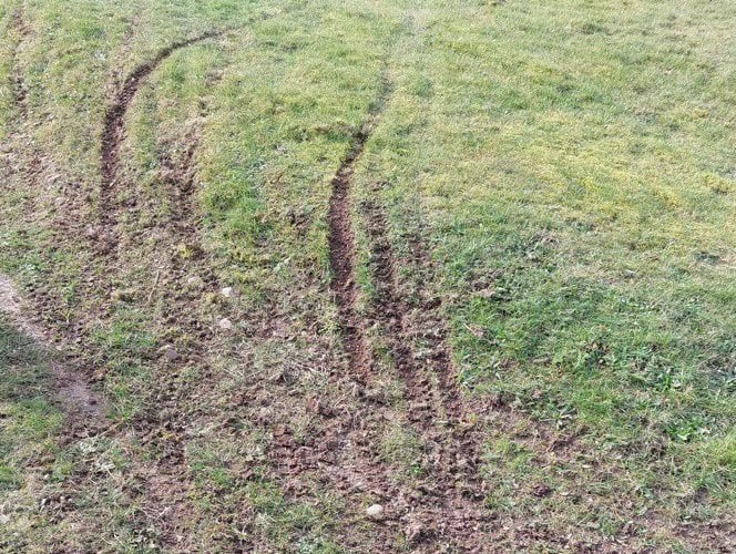 Jurby grass damage