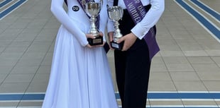 Dancers Amelie and Joseph are crowned juvenile dancing duo