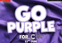 Go purple for charity