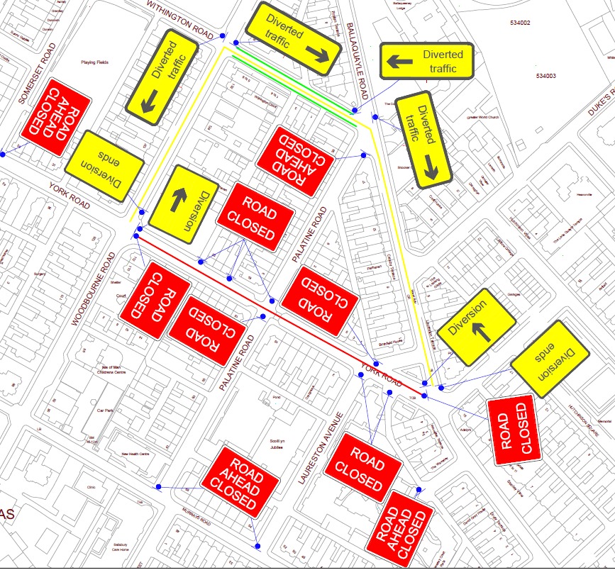 York Road to be closed for a month iomtoday .im