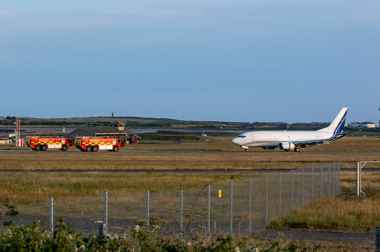 Emergency at Ronaldsway