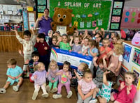 Nursery children raise money for children’s hospice