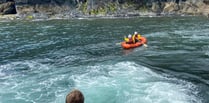 Lifeboat to the rescue after individual is caught out by the tide