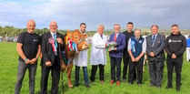 Supreme champion at the Royal Manx Agricultural Show