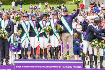 Yasmin helps Great Britain to European eventing gold