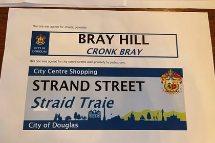 55 new street signs to be put up in Douglas