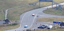 Part of Mountain Road closed due to a land slip