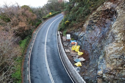 Photos of Mountain Road landslide as road remains closed until Tuesday