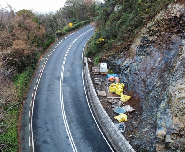 Photos of Mountain Road landslide as road remains closed until Tuesday