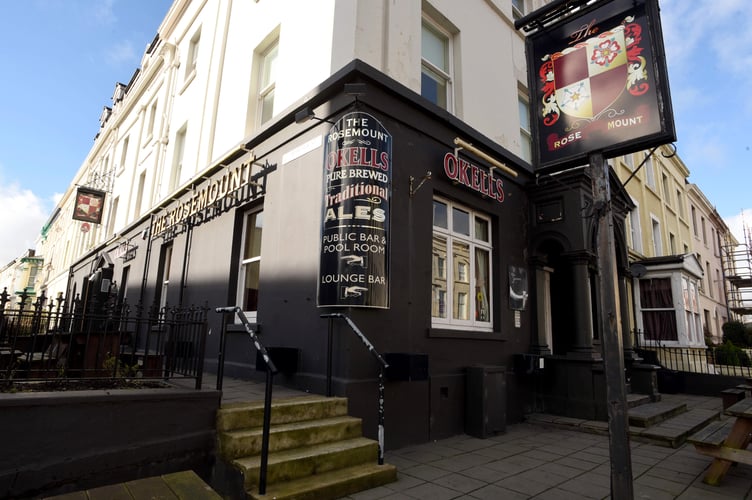 The Rosemount pub on Bucks Road and Demesne Road in Douglas