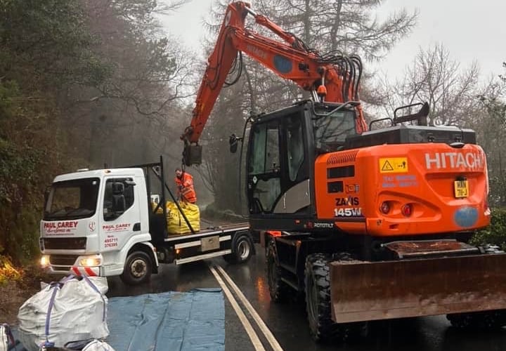 Work is to continue on the landslide at the Waterworks.