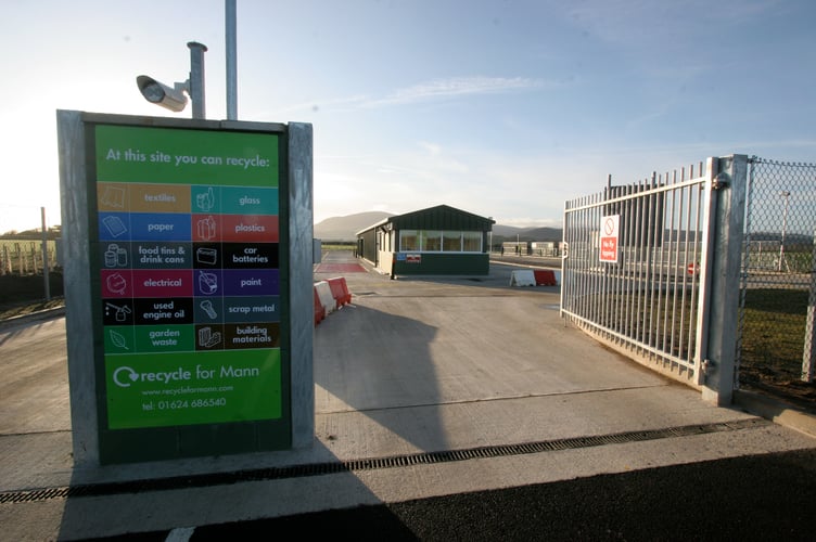 Northern Civic Amenity Site at Balladoole Farm, Bride Road, Lezayre 