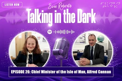 Isle of Man teen hosts Chief Minister on blind awareness podcast  