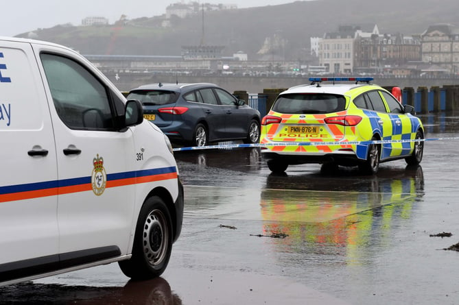 Police and Civil Defence respond to an incident on Douglas beach