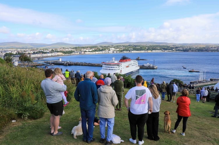 Arrival of the Isle of Man Steam Packet Company Manxman. Photo by Callum Staley (CJS Photography)