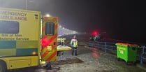 Helicopter forced to land on beach due to 'next to zero visibility'