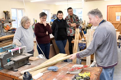 Video shows island's first women's workshop set up to stop loneliness