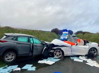 Casualty cut free from car after Isle of Man crash