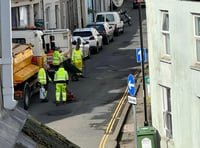 Pot hole patching underway following flower planting protest