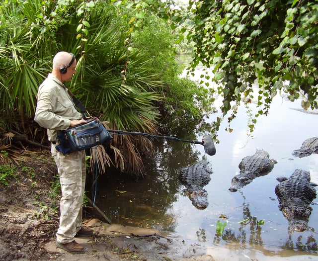 A TV sound recordist is set to give a presentation on the island