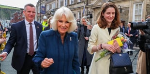 Queen Camilla sends message from King Charles during Douglas speech