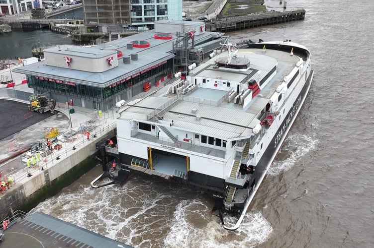 Manannan at new ferry terminal