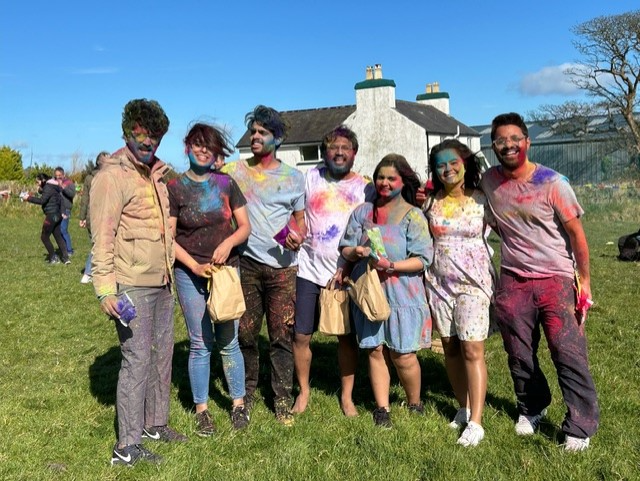 The Holi Festival of Colour in Onchan was attended by more than 140 people