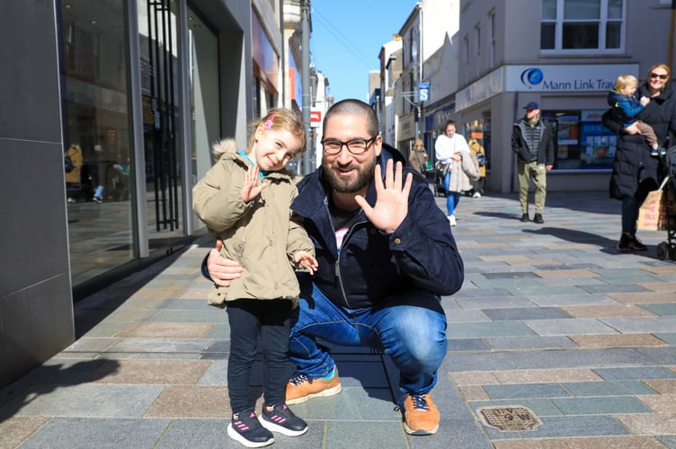 Alex & Gabriella Ruiz (aged 4) from Douglas