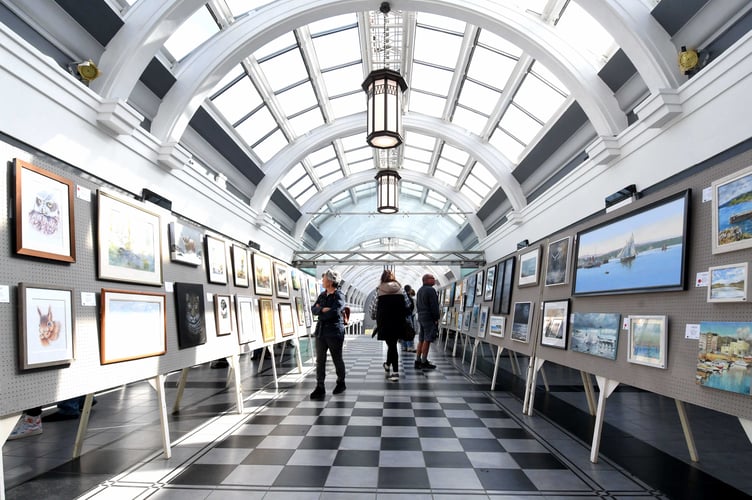 Isle of Man Art Society's Easter exhibition at the Villa Marina Arcade - 