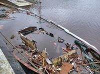 Fishing vessel sinks in Peel Harbour as debris found 