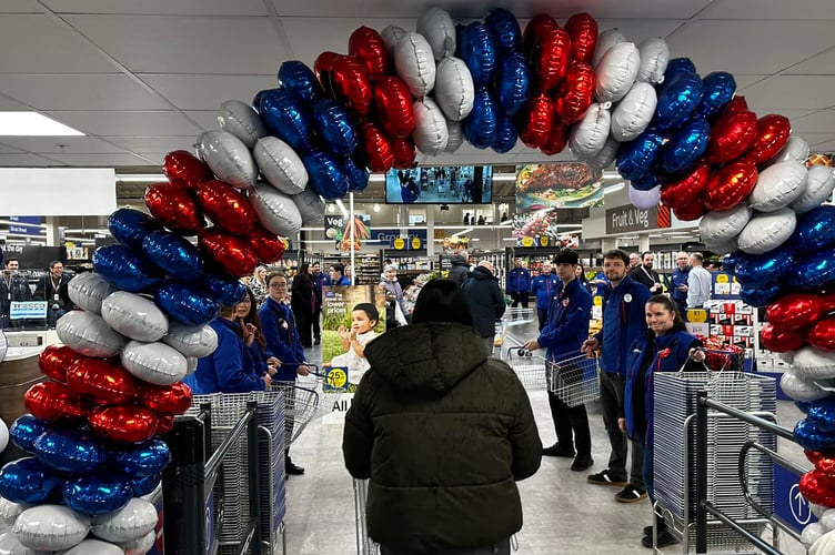 Inside the new Tesco superstore on Victoria Road, Douglas (Photo: David Lloyd-Jones)