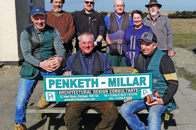 Competitors in the opening round of the summer English Skeet league at Ayre Clay Target Club last weekend 