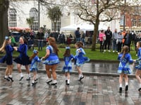 Pictures show dancing in the street as festival celebrates 25th year