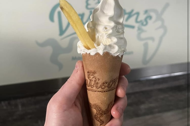 Davison's Ice Cream said after its massive popularity last year, it's teamed up the Chippy in Peel to bring back the 'delicious whippy and chip flake'