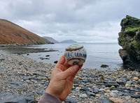 Father and son find Northern Irish hurling ball on Isle of Man beach 