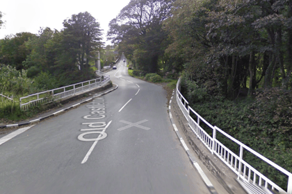 Sunken Isle of Man road closed for repairs 