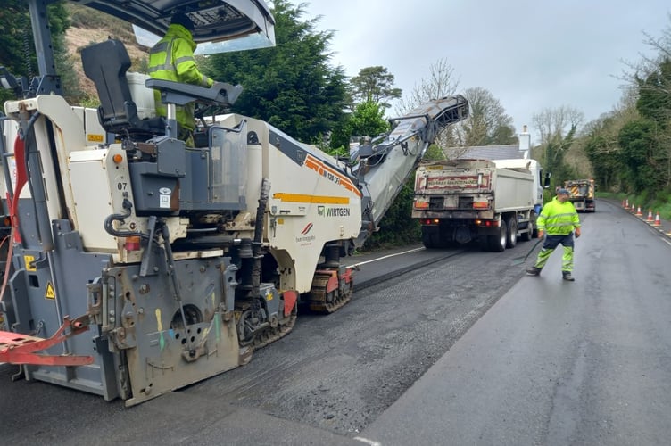 Patch repairs Ballig to Glen Helen