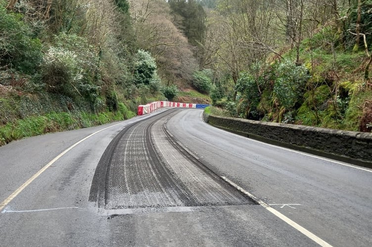 Resurfacing on Creg Willy's Hill