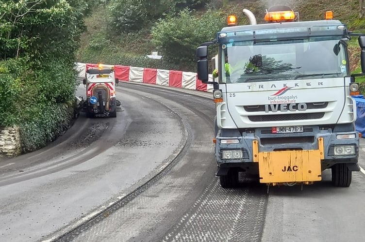 Resurfacing at Glen Helen