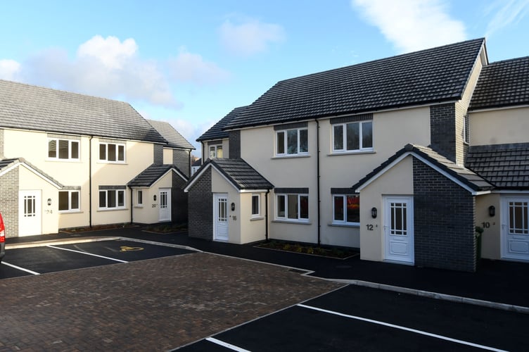 Social housing on Marion Road, Onchan