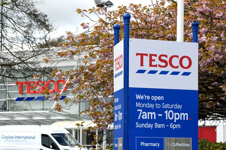 Tesco store on Victoria Road, Douglas